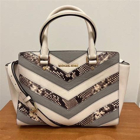 michael kors medium selma tricolor